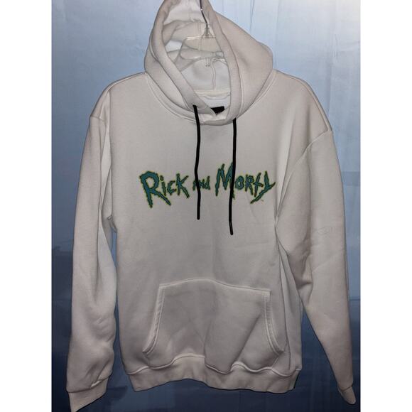 Members Only RICK AND MORTY Sweatshirt Adult Swim Hoodie Mens Size Medium - Picture 6 of 6